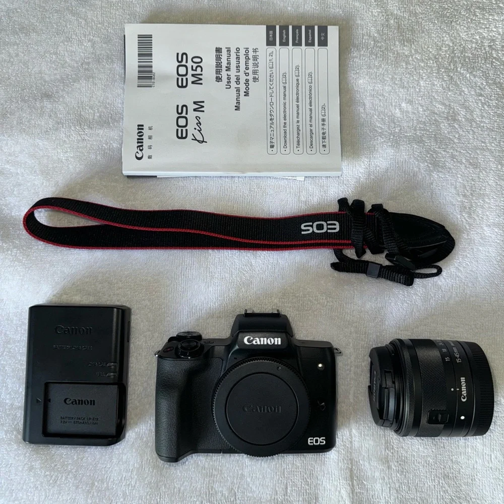 Canon EOS M50 Digital Camera - Black